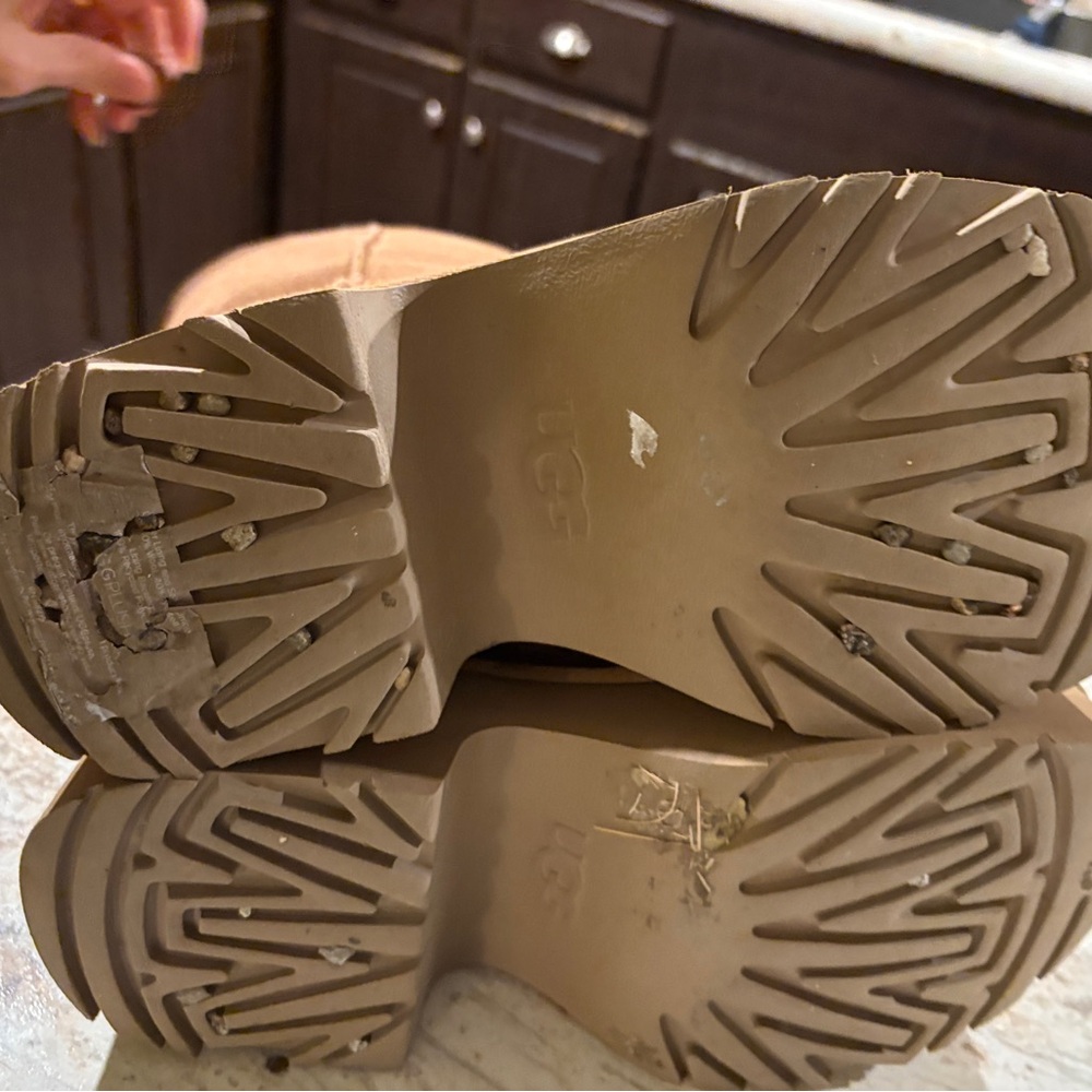 UGG Tan Suede Boots - Picture 4 of 4